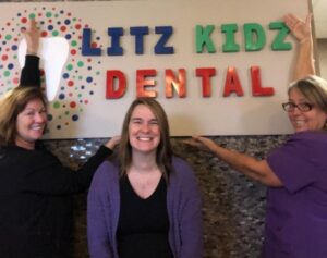 Litz Kidz Dental Office Staff - Denetia, Bethany and Lori